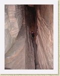 Zion 005 * Kirsten climbing further up the cliff-side nook * Kirsten climbing further up the cliff-side nook * 1920 x 2560 * (964KB)